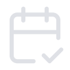 Calendar with checkmark icon